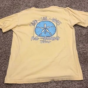 Yellow Port Aransas T shirt